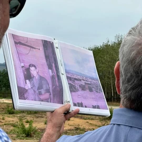 Dr. Brian DeToy takes an EHE Guest to where he served in Vietnam