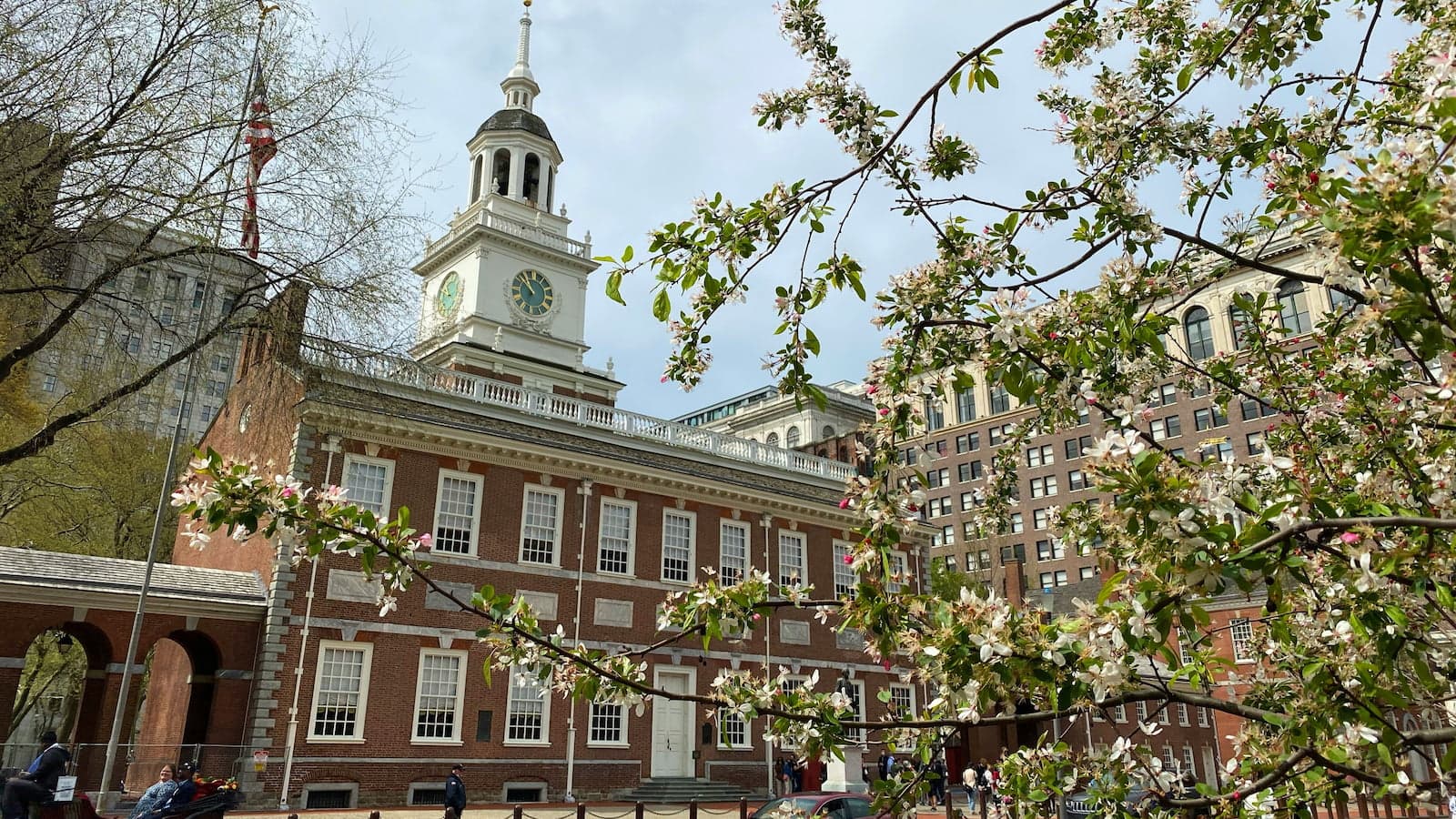 Independence Hall in Philadelphia, where the Declaration of Independence was signed in 1776 and the U.S. Constitution was debated and adopted in 1787. The birthplace of American liberty and a highlight of our 250th anniversary expedition.