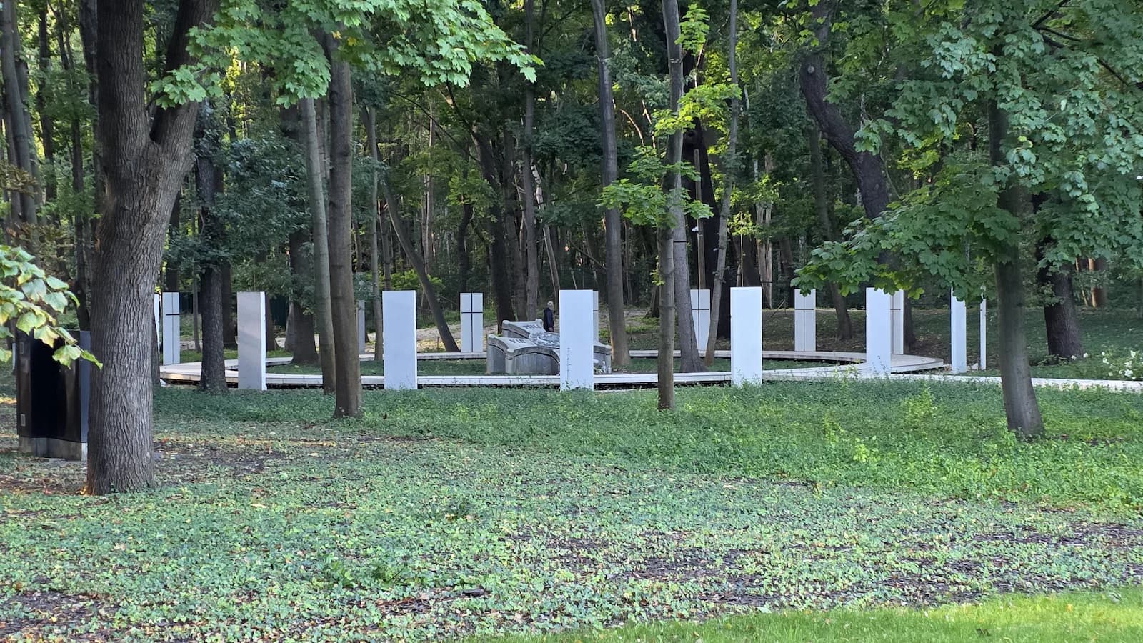 Westerplatte Cemetery in Gdansk, commemorating the heroic Polish defenders who resisted the German invasion that sparked World War II in Europe.