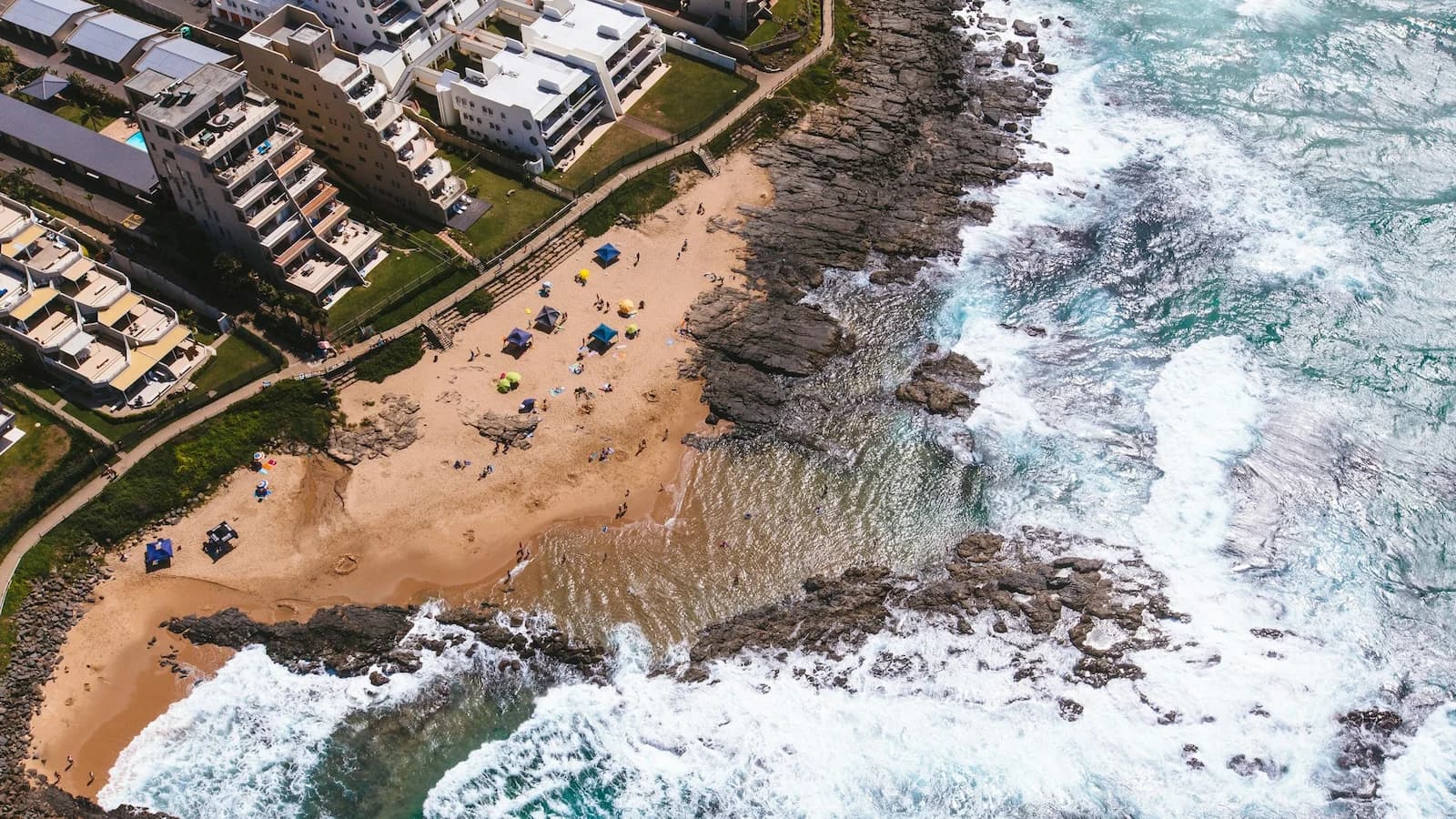 Coastal view of Durban, gateway to KwaZulu-Natal and the start of the optional Zulu and South African Wars extension.