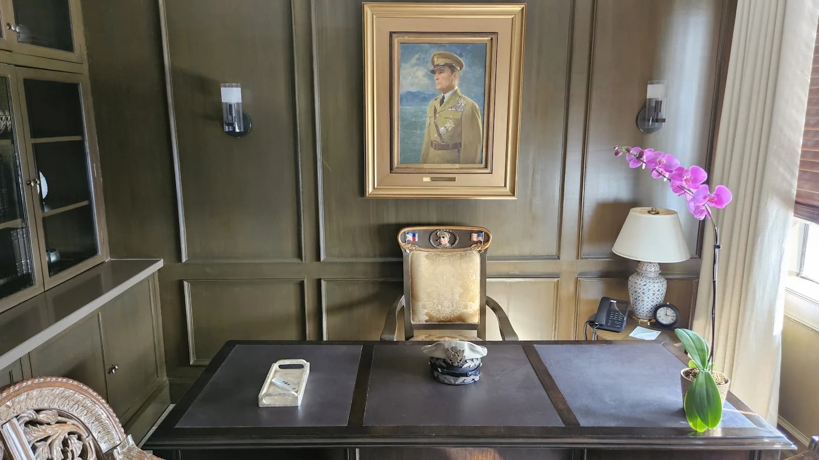 MacArthur Suite at the historic Manila Hotel, General Douglas MacArthur’s pre-war residence, featured on Essential History Expeditions’ Pacific 1944-45 WWII history tour.