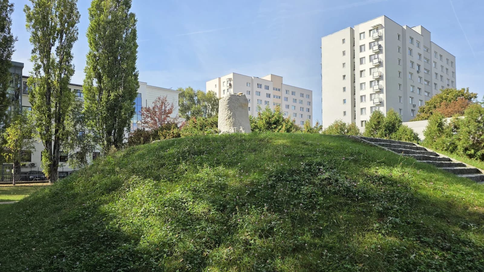 Mila 18 Memorial in Warsaw, marking the site of the final stand of the Jewish Ghetto Uprising leaders during the heroic 1943 resistance against Nazi occupation.