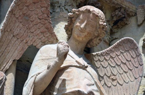 Reims Cathedral Angel