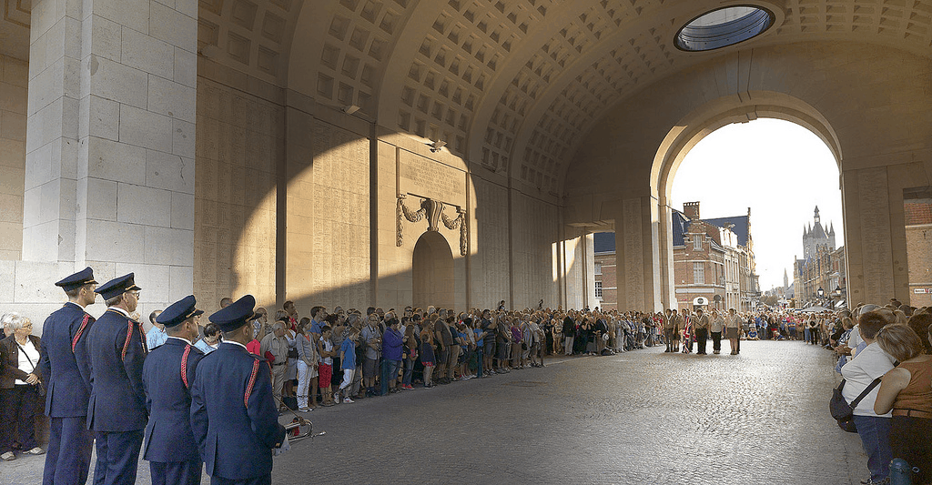 WWI memorial ceremony