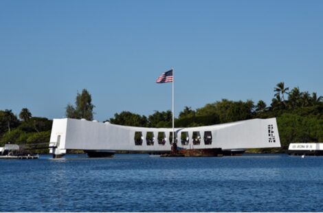 flag at Pearl Harbor