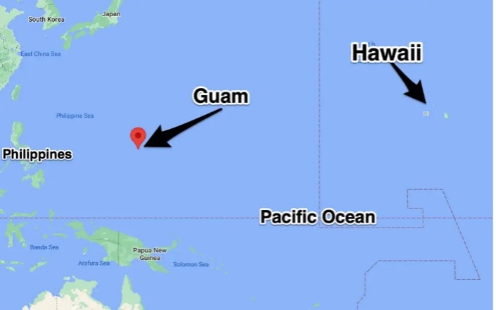 map of Guam