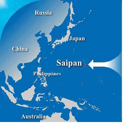 map of Saipan